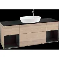 Villeroy & Boch V&B Waschtischunterschrank Finion 160cm, Pl bla m, Reg bla m Lac, Oa ven