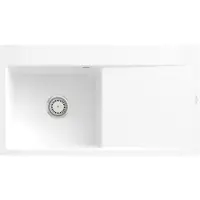 Villeroy & Boch Keramikspüle 33521FR1, Subway Style 50 Flat Flächenbündige Spüle - inkl.