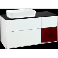 Villeroy & Boch V&B Waschtischunterschrank FINION 1200x603x501mm m Apl. Gl bl ma Regalelem