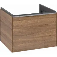 Villeroy & Boch V&B Waschtischunterschrank Subway 3.0 57,2x42,9x47,8cm, o LE/Gr Alu gl, Kan Oa