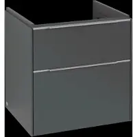 Villeroy & Boch V&B Waschtischunterschrank Subway 3.0 57,2x57,6x47,8cm, m LE/Gr Alu gl, graph.