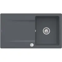 Villeroy & Boch Keramikspüle 33352Fi4, Siluet 50 flat Flächenbündige Spüle - inkl.