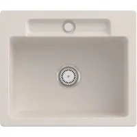 Villeroy & Boch Keramikspüle 334601KR, Siluet 60 S Einbauspüle - inkl.
