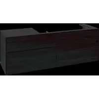 Villeroy & Boch V&B Waschtischunterschrank Collaro 160x54,8x50cm, WT rechts, black oak