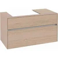 Villeroy & Boch V&B Waschtischunterschrank Collaro 100x54,8x50cm, WT links, nordic oak
