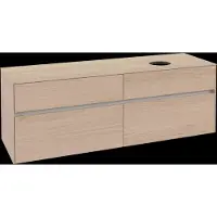 Villeroy & Boch V&B Waschtischunterschrank Collaro 160x54,8x50cm, WT rechts, Nordic Oak