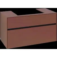 Villeroy & Boch V&B Waschtischunterschrank Collaro 100x54,8x50cm, WT mittig, wine red