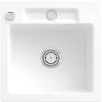 Villeroy & Boch Keramikspüle 334502R1, Siluet 50 S Einbauspüle - inkl.