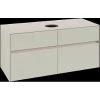 Villeroy & Boch V&B Waschtischunterschrank Collaro 120x54,8x50cm, WT mittig, cashmere grey