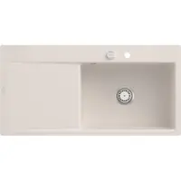 Villeroy & Boch Keramikspüle 33612FKR, Subway Style 60 Flat Flächenbündige Spüle