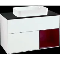 Villeroy & Boch V&B Waschtischunterschrank FINION 1000x603x501mm m Apl. Gl bl ma Regalelem