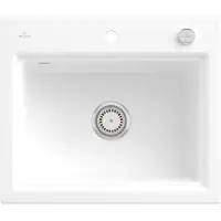Villeroy & Boch Keramikspüle 336A02RW, Subway Style 60 S Einbauspüle - inkl.