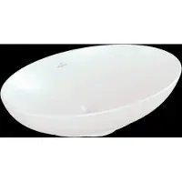 Villeroy & Boch Loop & Friends Aufsatzwaschtisch oval 56 x 38 cm ohne Überlauf