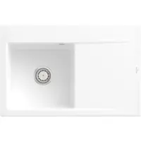 Villeroy & Boch Keramikspüle 334801KG, Subway Style 45 Einbauspüle - inkl.