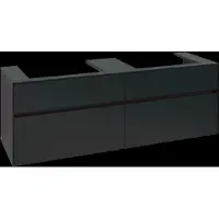 Villeroy & Boch V&B Waschtischunterschrank Collaro 160x54,8x50cm, f 2 WT, volcano black