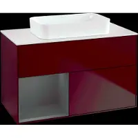 Villeroy & Boch V&B Waschtischunterschrank FINION 1000x603x501mm m Apl. Gl wh ma Regalelem