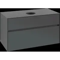 Villeroy & Boch V&B Waschtischunterschrank Collaro 100x54,8x50cm, WT mittig, graphite