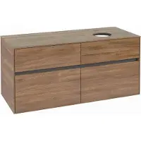 Villeroy & Boch V&B Waschtischunterschrank Collaro 120x54,8x50cm, WT rechts, kansas oak