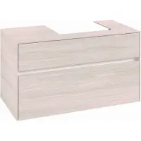 Villeroy & Boch V&B Waschtischunterschrank Collaro 100x54,8x50cm, WT r, LED 7,3 W, wh. Oa