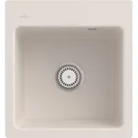 Villeroy & Boch Keramikspüle 67811FKR, Subway 45 XS flat Flächenbündige Spüle - inkl.