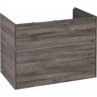 Villeroy & Boch Collaro Waschbeckenunterschrank, 2 Auszüge, Waschbecken mittig, mit integrierter Beleuchtung, 754x546x444mm, C010B0RK