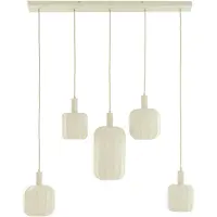 Light & Living 5L Esstisch-Pendellampe Tufia Leinencreme