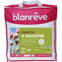 Blanreve Couette 4 Jahreszeiten 420 gr/m² - - 200 x 200 cm - Weiß