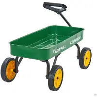 OEM Kinder-Trekkar, 101 cm, 80 kg Traglast, grün, ideal für Gartenarbeit, Strandtouren, Camping und Geburtstagsüberraschungen