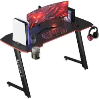Avalo Gaming Desk - 120x60x75 CM - Spieltisch - Tisch - Schwarz