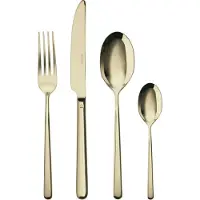 Sambonet Besteckset Linear RVS Champagne (24-Teilig)