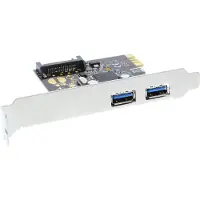 InLine Schnittstellenkarte (inkl. LP), 2x USB 3.0 mit SATA Strom - PCIe