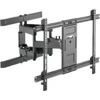 Logilink - Klammer - full-motion - für LCD-TV / gekrümmter LCD-TV - Schwarz