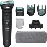 Philips Body Groomer 7000 Series - 2D-Flex-Scherkopf und duales Trimm-/Rasiersystem - BG7475/15