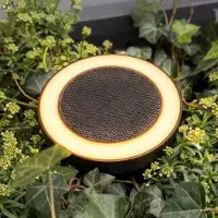 Dyberg Larsen LED-Solar-Erdspießlampe Otera, schwarz, IP54 Otera, schwarz, Aluminium, Modern, Solarleuchten