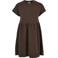 Urban Classics A-Linien-Kleid "Damen Ladies Organic Empire Valance Tee Dress" 1 Stk. tlg.