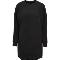 Urban Classics A-Linien-Kleid "Damen Ladies Velvet Rib Crew Dress" 1 Stk. tlg.