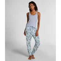 Hunkemoller Pyjamahose Jersey Blau