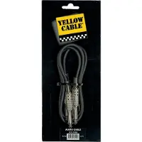 Yellow cable P050 - 2 x 1/4" Klinke/Klinke Patchkabel 50cm.
