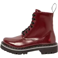 Art Unisex. 111661467003_008 Leder-Stiefeletten 1166 Marina burgundy (38), Wohnung, Schnürsenkel, Lässig, Bordeaux