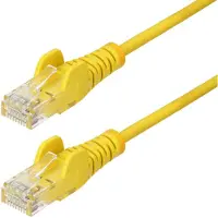 StarTech.com .com N6PAT300CMYLS, 3 m, Cat6, U/UTP (UTP), RJ-45, RJ-45, Gelb
