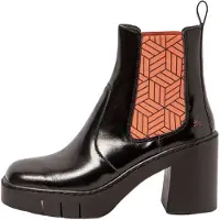Art für Damen. 1198311EU003_0MU Lederstiefeletten 1983 Berna burgundy (40), Schwarz, 8 bis 10 cm, Keine, Lässig