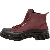 Art Unisex. 1189511PD003_008 Stiefelette 1895 burgunderrot (36), 3 bis 5 cm, Schnürsenkel, Lässig, Bordeaux