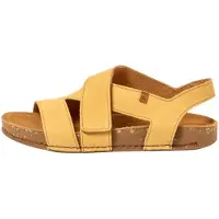 El naturalista Unisex. 2579912F5005_024 Leder Sandalen N5799 Balance gelb (45), Wohnung, Klettverschluss, Lässig