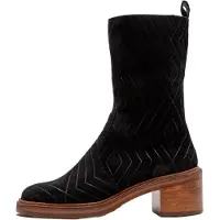 Neosens Stiefel mit Absatz Damen S3331 VESUBIO BLACK / RUBY Farbe Schwarz