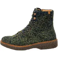 El naturalista für Damen. 25572PES0005_0B0 Lederstiefeletten N5572P Vulkangrün (40), Wohnung, Reißverschluss, Lässig