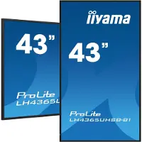 Iiyama LH4365UHSB-B1, Kiosk-Design, 108 cm (42.5"), LED, 3840 x 2160 Pixel, WLAN, 24/7