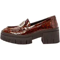 Art für Damen. 1137212OL003_023 Lederschuhe 1372 York braun (41), 3 bis 5 cm, Keine, Lässig, Klassisch
