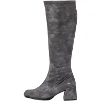Art für Damen. 117081118003_0B0 Lederstiefel 1708 Verona blau (38), 3 bis 5 cm, Reißverschluss, Lässig
