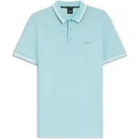 Boss green Poloshirt aus Baumwoll-Piqué mit Logo-Details Grösse M