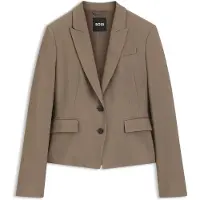 BOSS Slim-Fit Blazer aus elastischer Gabardine Grösse 32
